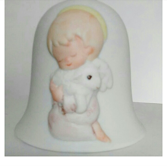 Porcelain Christmas Bell | "Holy Night" - Picture 3 of 7